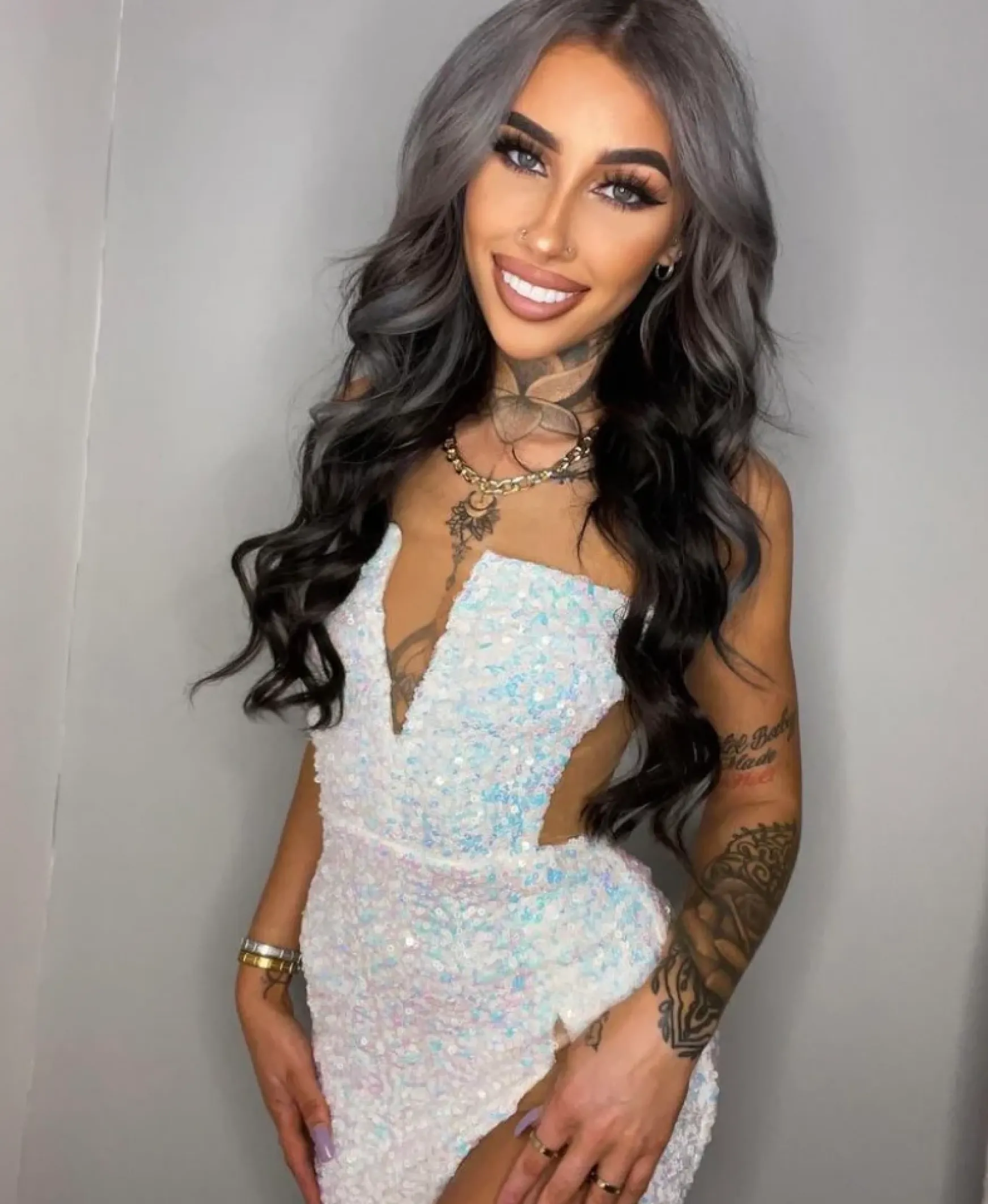 Mermaid Dream Iridescent Sequin - White|DressMeZee New